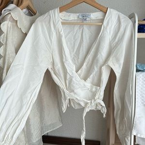 & Other Stories white wrap top in EUR 38, only worn a few times